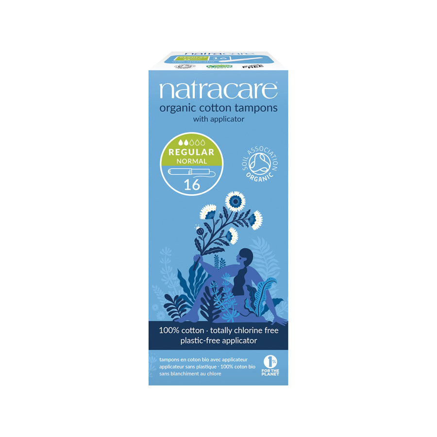 Natracare Organic Cotton Tampons with Applicator 