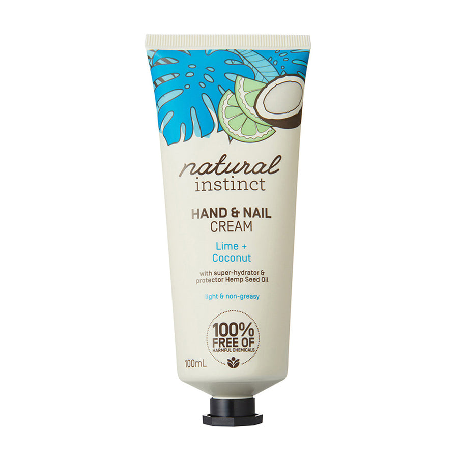 Natural Instinct Hand and Nail Cream Lime and Coconut 100ml