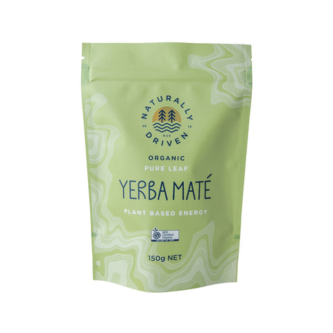 Naturally Driven Org Yerba Mate Tea Pure Leaf 150g