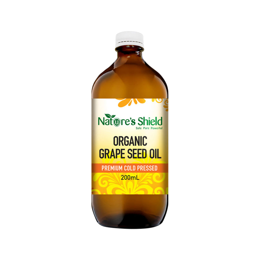 Nature's Shield Organic Grape Seed Oil 200mL