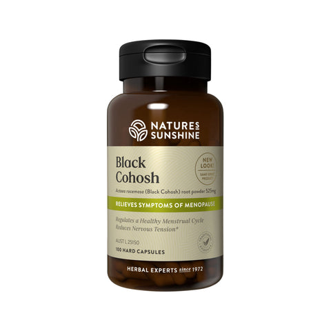 Nature's Sunshine Black Cohosh 525mg 100 Capsules