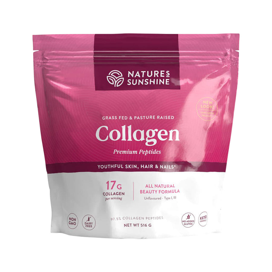 Natures Sunshine Collagen Premium Peptides Unflavoured 516g