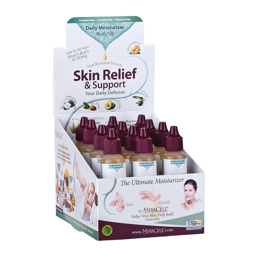 Nature's Sunshine MiraCell Skin Relief and Support 14.7ml x 12 Display
