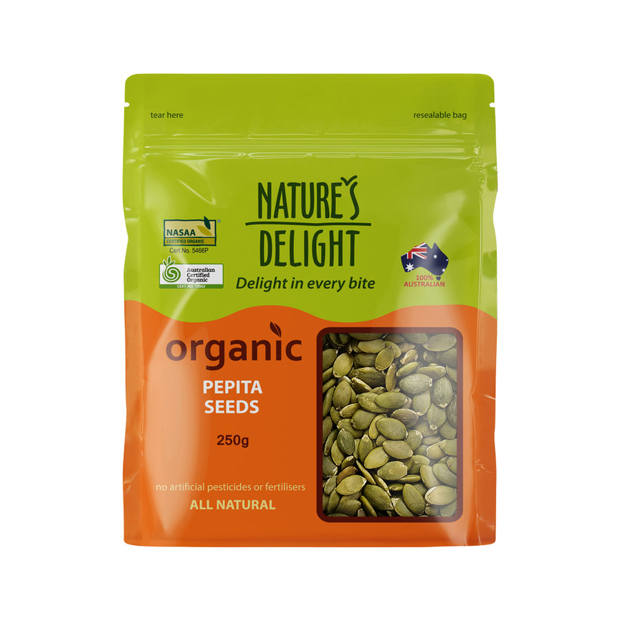 Natures Delight Organic Pepita Seeds 250g