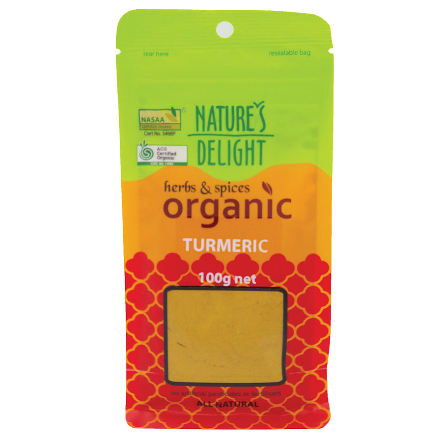 Natures Delight Organic Turmeric Powder 100g