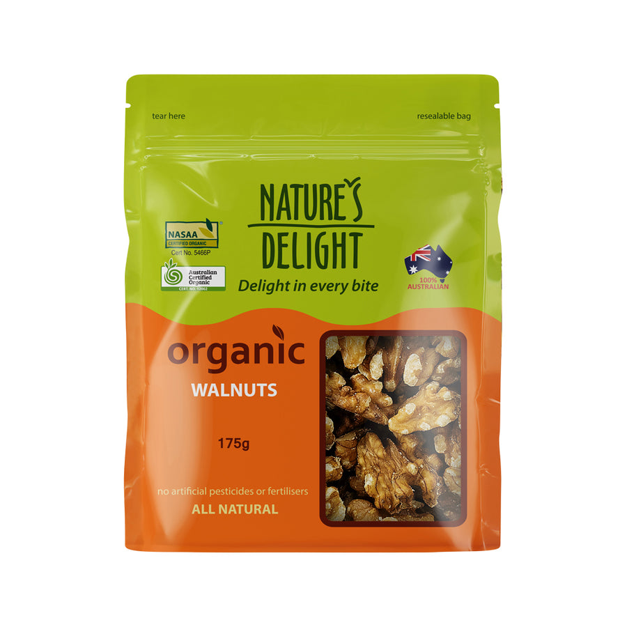 Natures Delight Organic Walnuts 175g