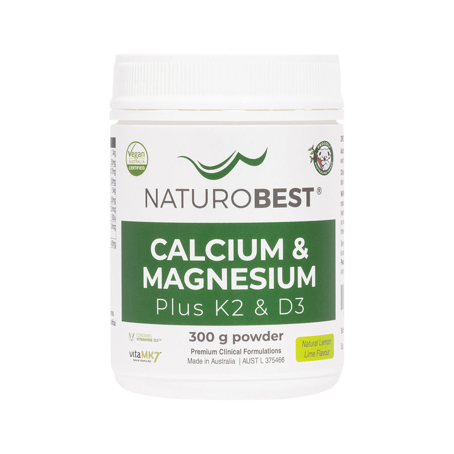 NaturoBest Calcium and Magnesium Plus K2 and D3 300g