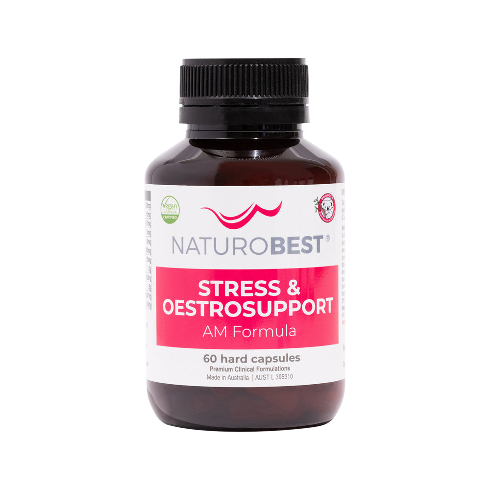 NaturoBest Stress & Oestrosupport AM Formula 60 Capsules