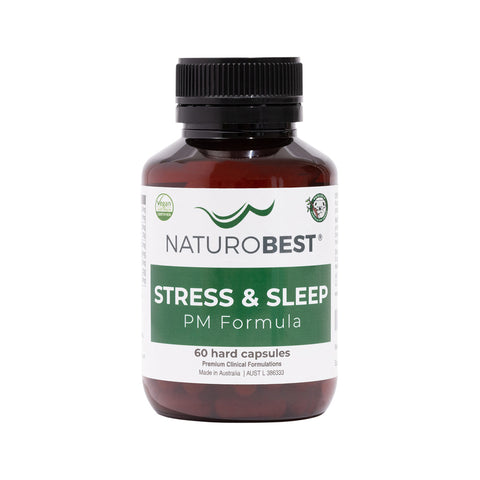 Naturobest Stress and Sleep PM Formula 60 Capsules