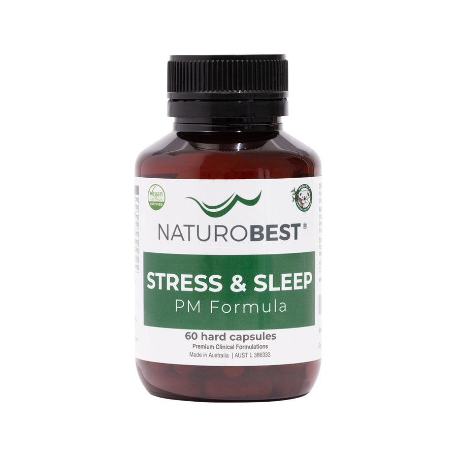 Naturobest Stress and Sleep PM Formula 60 Capsules