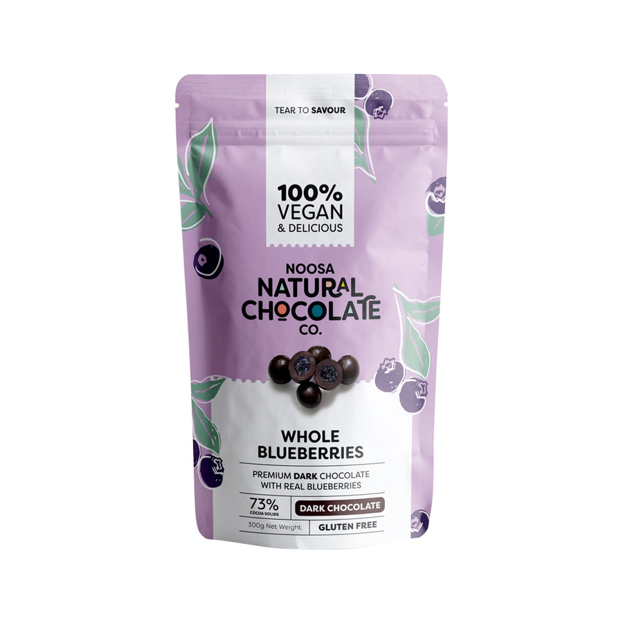 Noosa Natural Dark Chocolate Whole Blueberries 300g