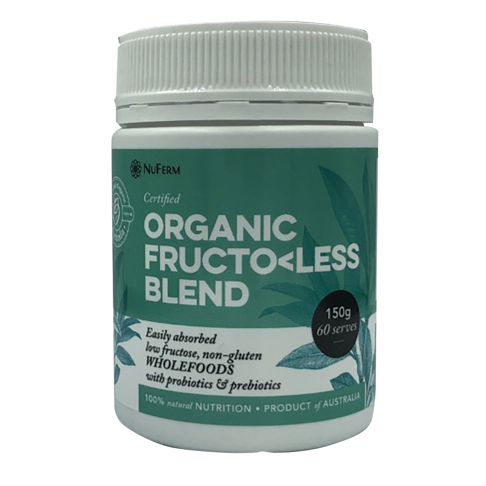 NuFerm Certified Organic Fructo Less Blend 150g