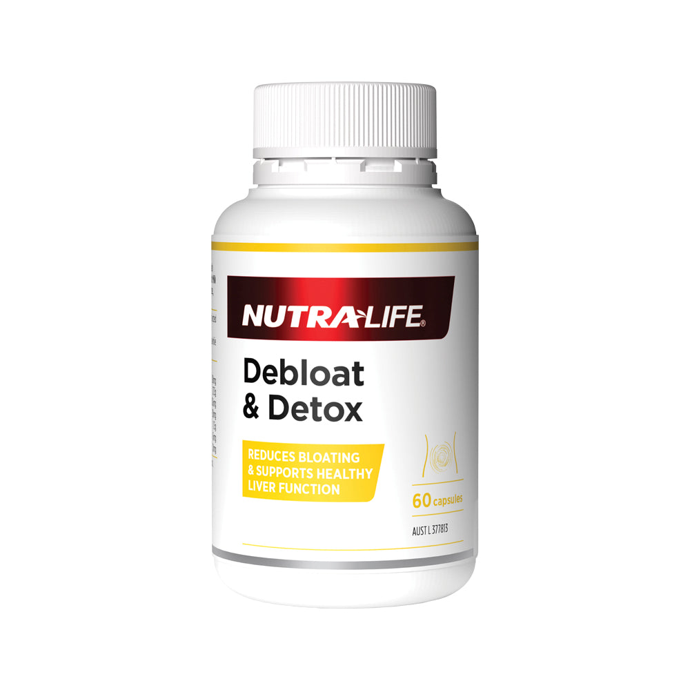 Nutralife Debloat and Detox 60 Capsules