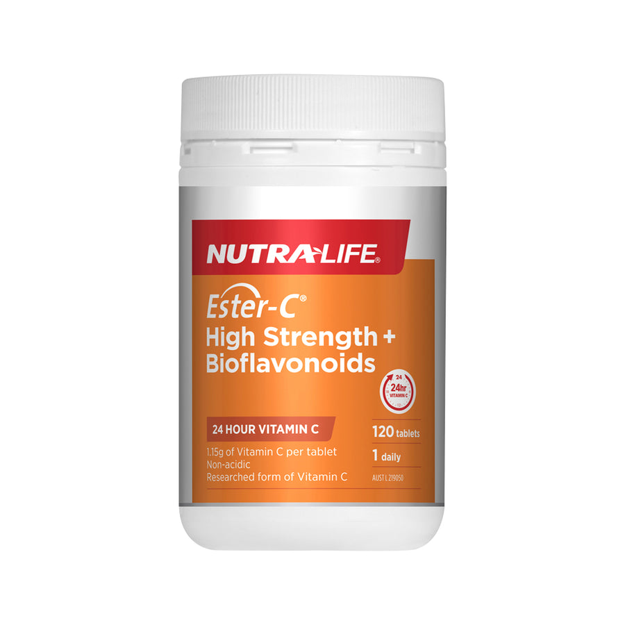 NutraLife Ester C High Strength Plus Bioflavonoids 120t