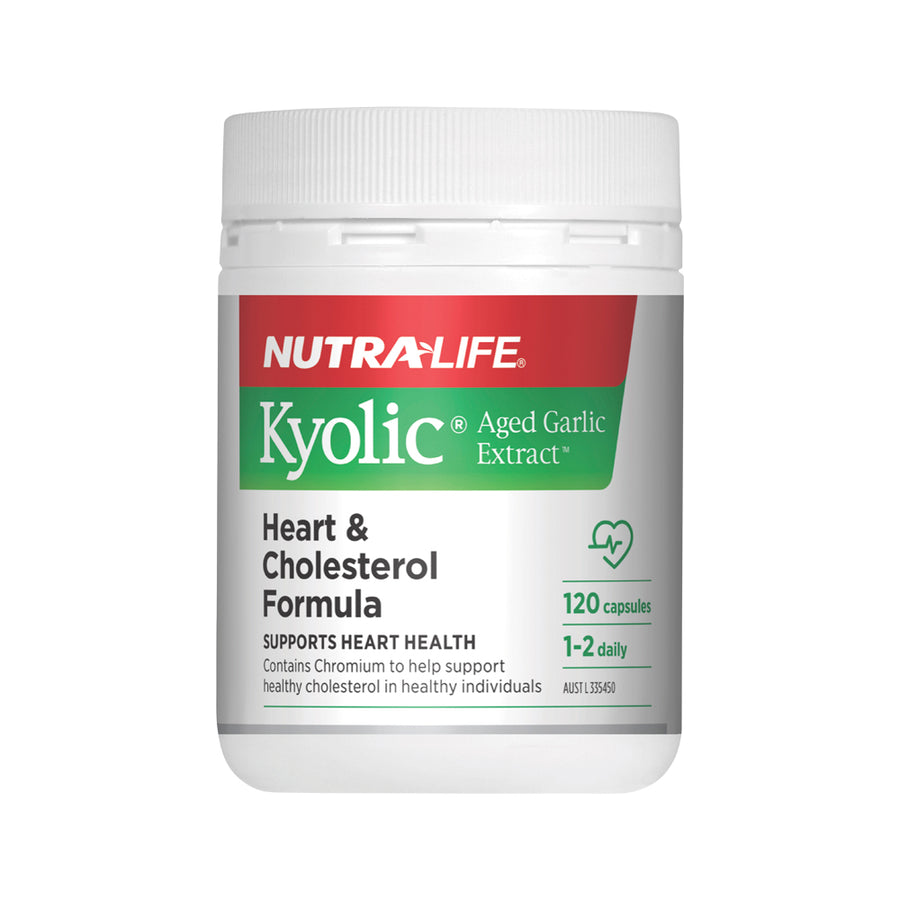 NutraLife Kyolic (Aged Garlic) Heart and Cholesterol Formula 120c