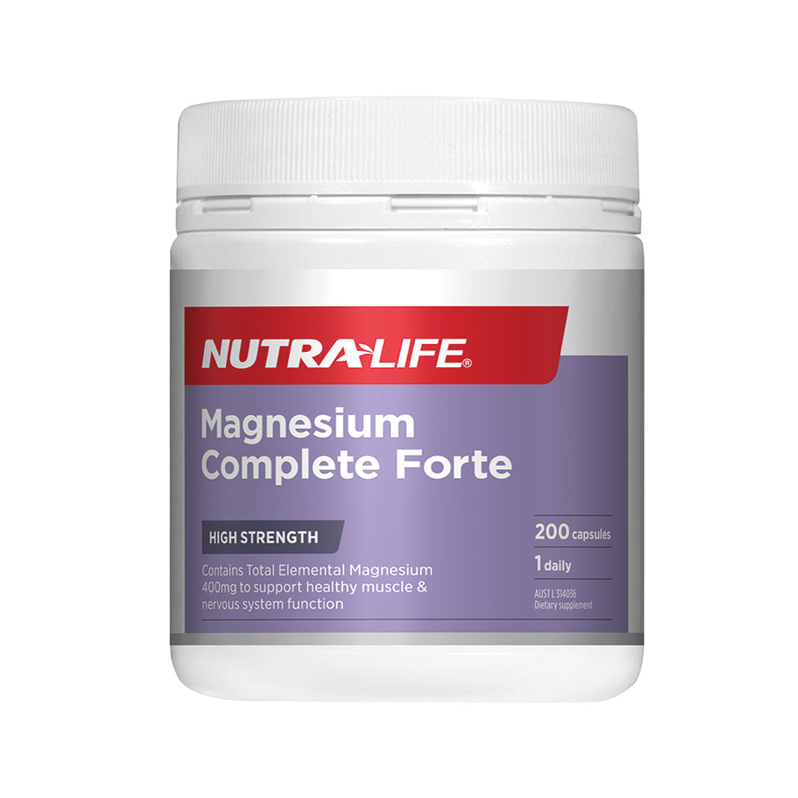 Nutralife Magnesium Complete Forte High Strength 200 Capsules