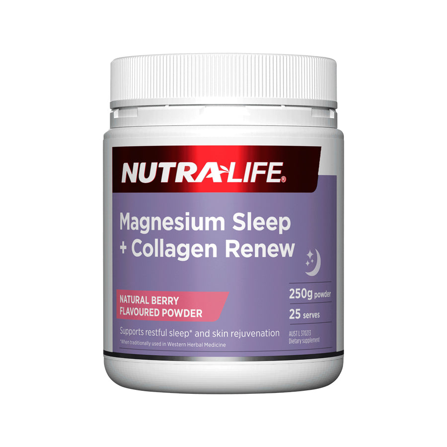 NutraLife Magnesium Sleep Plus Collagen Renew Berry 250g