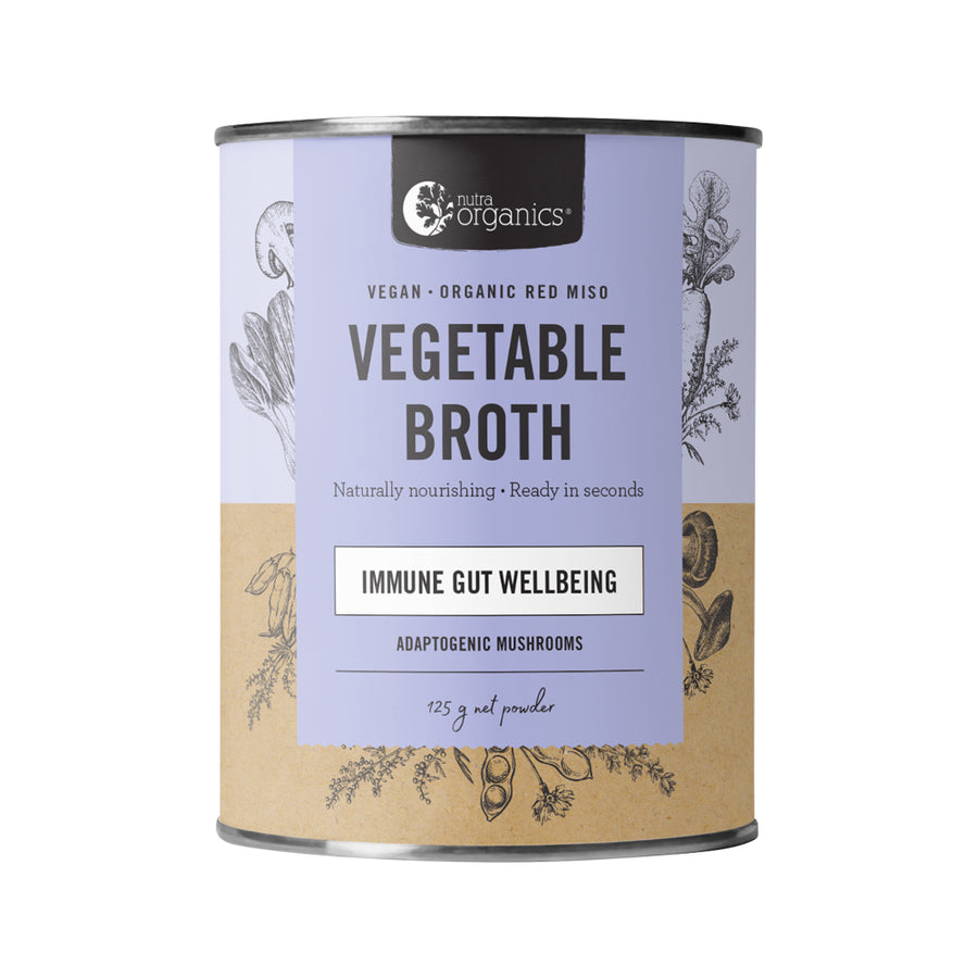Nutra Org Broth Vegetable Adaptogenic Mushrooms 125g