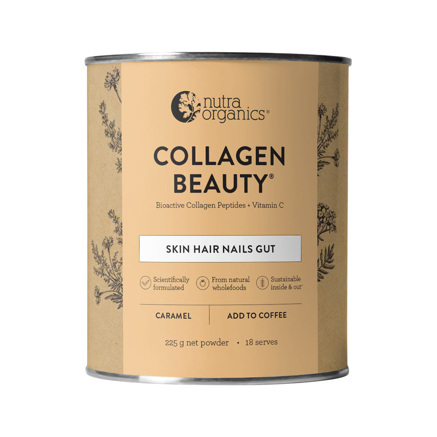 Nutra Organics Collagen Beauty Caramel Add to Coffee Powder 225g