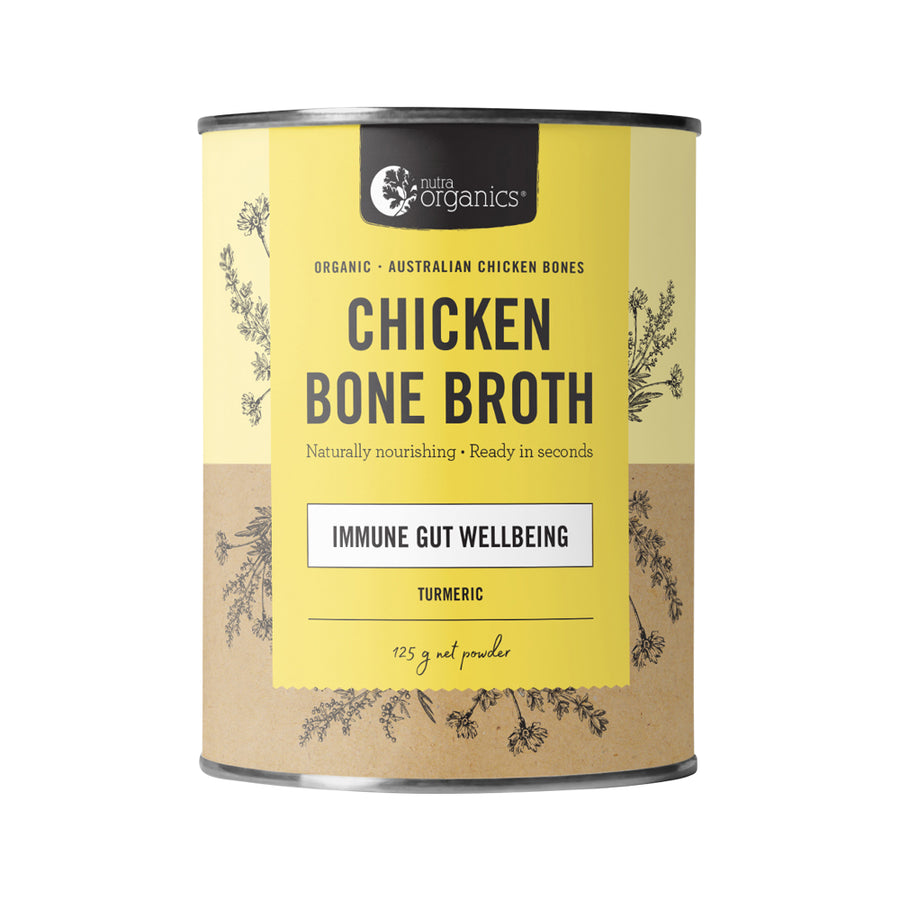 Nutra Org Org Bone Broth Chicken Turmeric 125g