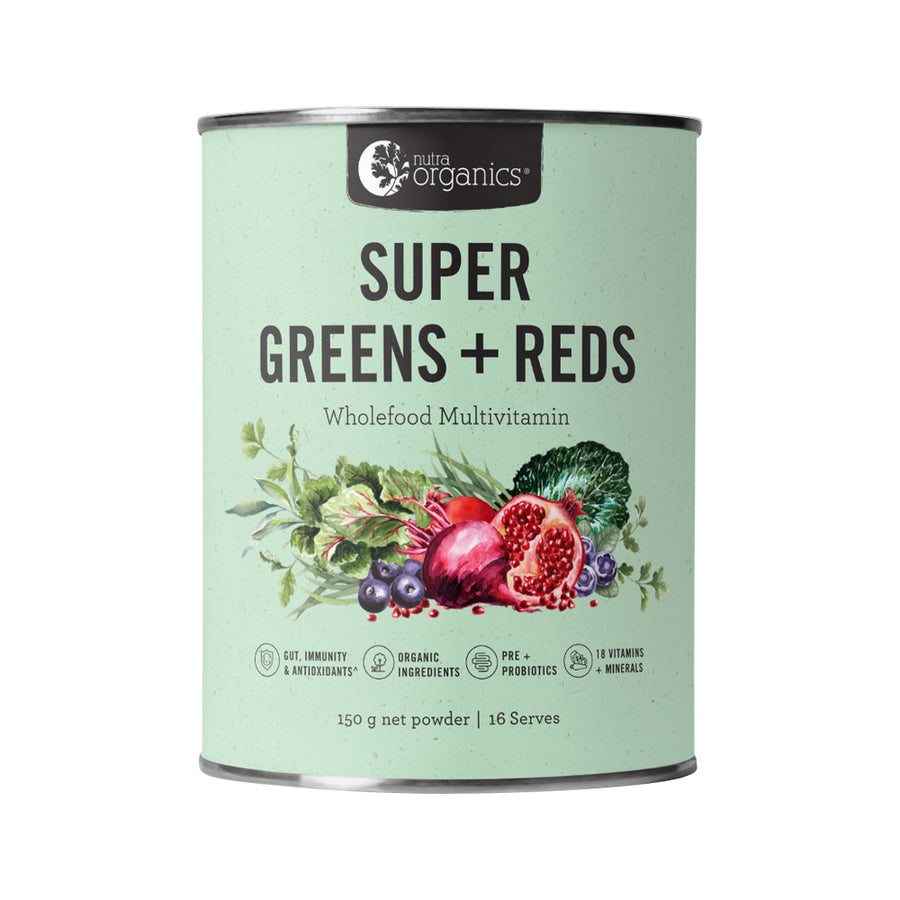 Nutra Org Org Super Greens Plus Reds 150g