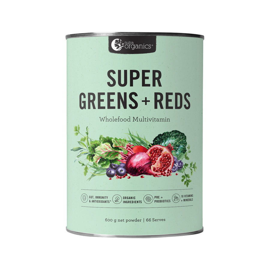 Nutra Org Org Super Greens Plus Reds 600g