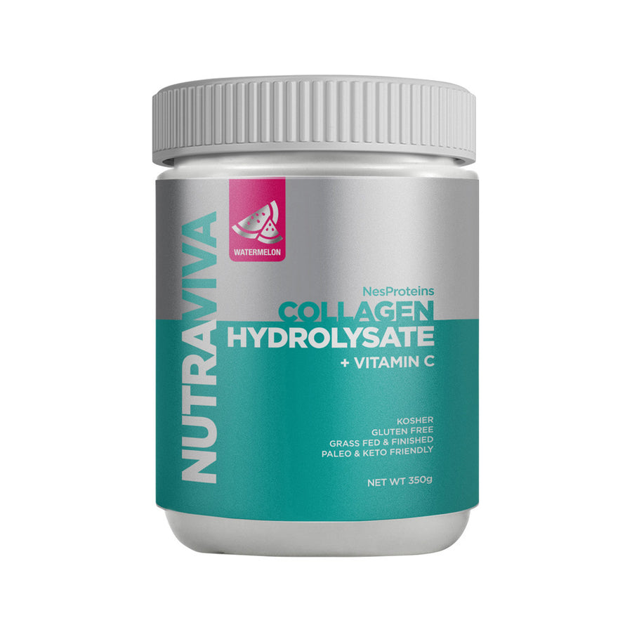 NutraViva NesProteins Collagen Hydrolysate (Beef) Plus Vit C Watermelon 350g