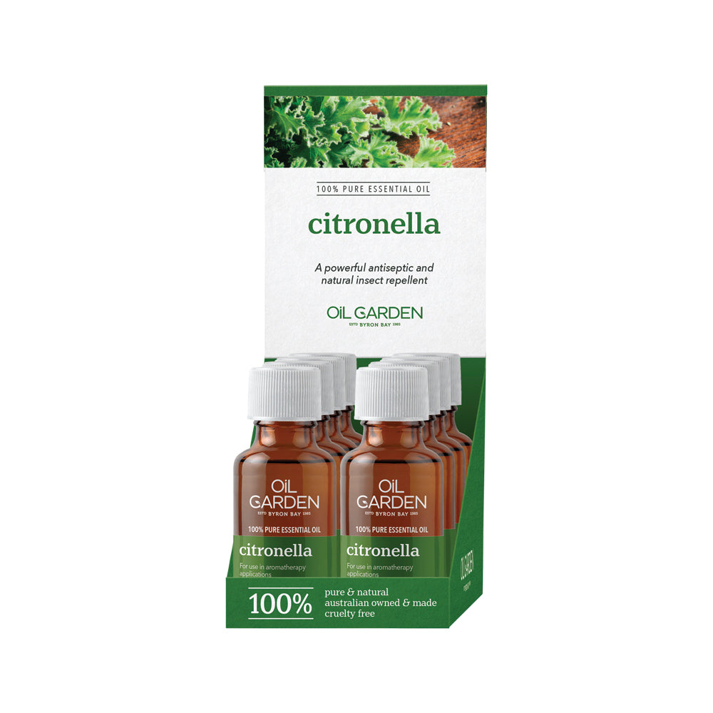Oil Garden Essential Oil Citronella 25ml x 8 Display
