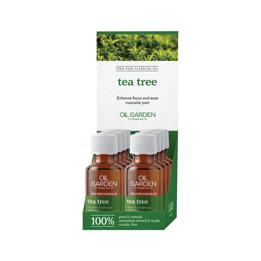 Oil Garden Essential Oil Tea Tree 25ml x 8 Display