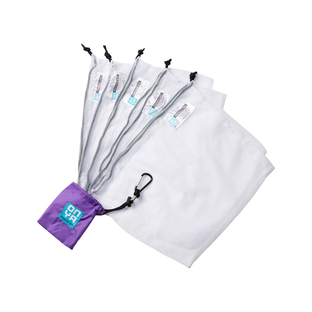 Onya Reusable Produce Bags Purple x 5 pack
