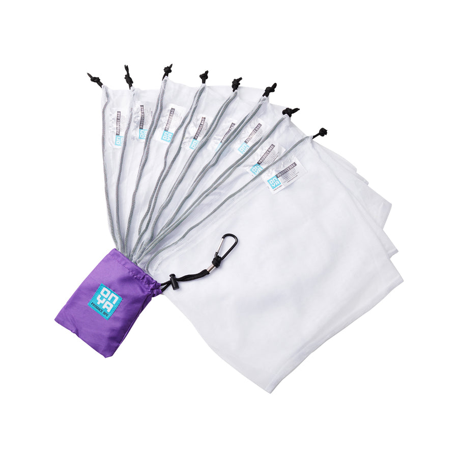 Onya Reusable Produce Bags Purple x 8 pack