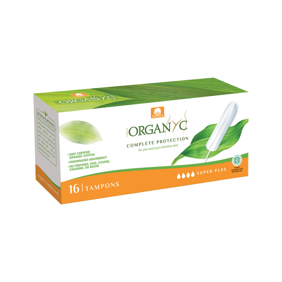 Organyc Org Tampons Super Plus x 16 Pack