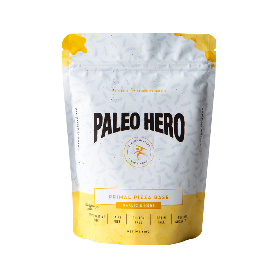 Paleo Hero Primal Pizza Base Garlic & Herb 310g