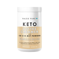 Paleo Pure Keto Coffee Creamer with C8 C10 MCT Powder Vanilla Bliss 250g