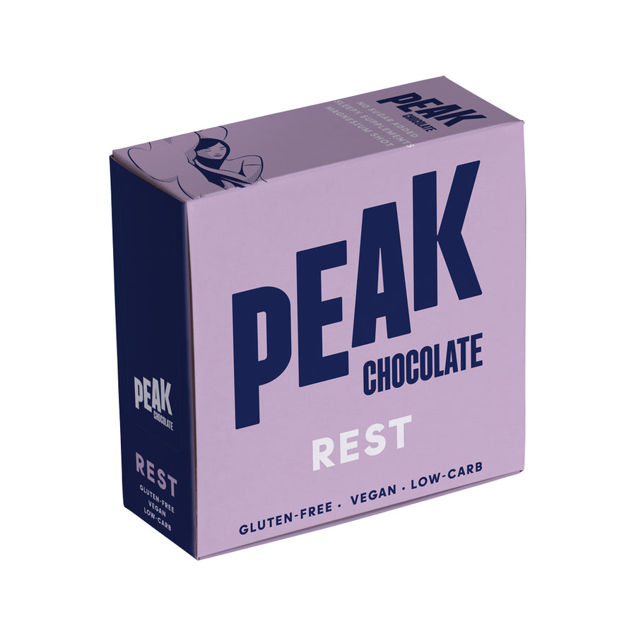 Peak Chocolate Bar Chocolate Dark Rest 80g x 8 Display