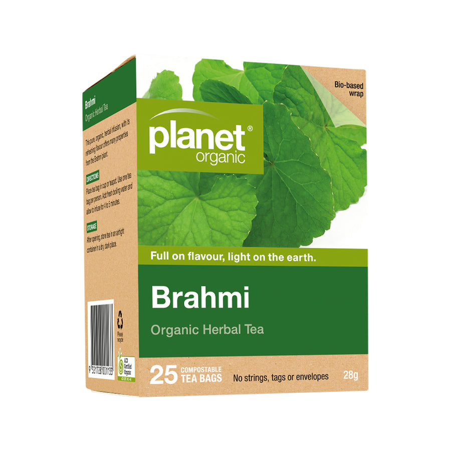 Planet Organic Brahmi Organic Herbal Tea 25 Tea Bags