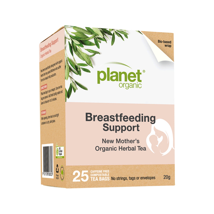 Planet Organic Org Breastfeeding Support Herbal Tea x 25 Tea Bags