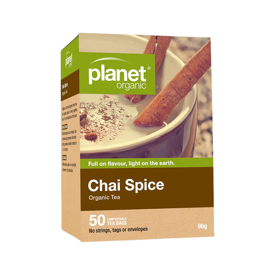 Planet Organic Org Chai Spice Herbal Tea x 50 Tea Bags