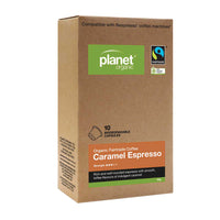 Planet Organic Org Coffee Capsules Espresso Caramel x 10 Pack