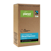 Planet Organic Org Coffee Capsules Espresso Decaf x 10 Pack