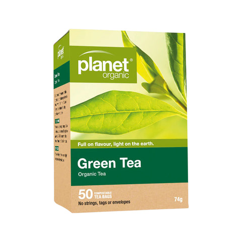 Planet Organic Org Green Tea x 50 Tea Bags