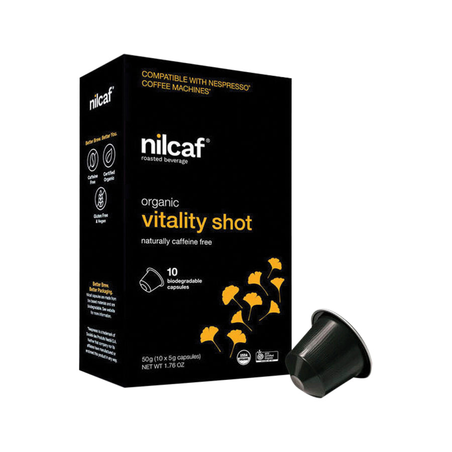 Planet Organic Org Nilcaf Roast Beverage Capsules Vitality Shot x 10 Pack