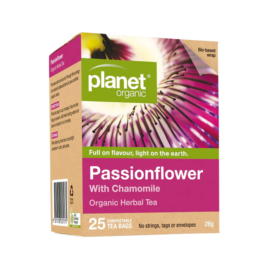 Planet Organic Org Passionflower Herbal Tea x 25 Tea Bags