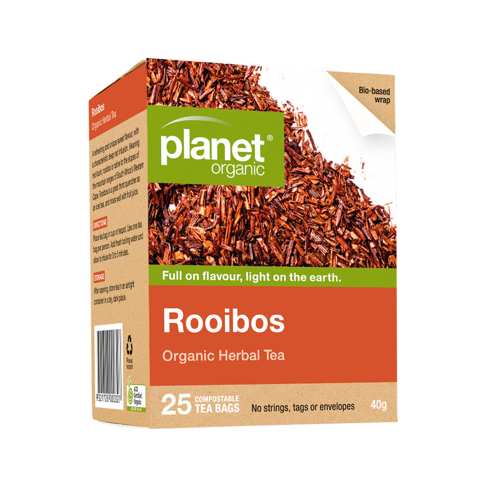Planet Organic Org Rooibos Herbal Tea x 25 Tea Bags