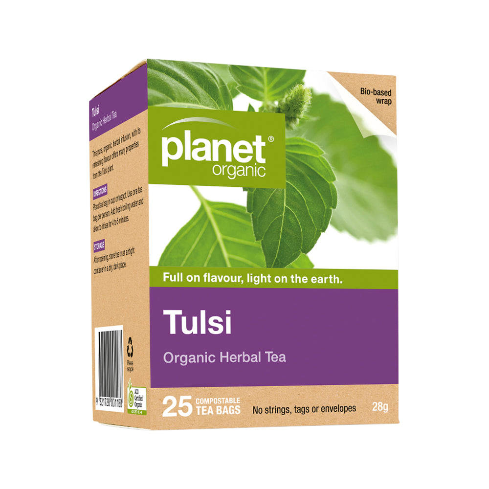 Planet Organic Org Tulsi Herbal Tea x 25 Tea Bags