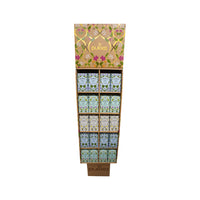 Pukka Display Stand Floor Brown and Gold EMPTY