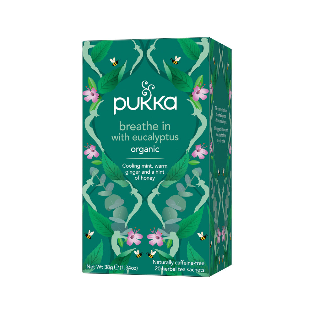 Pukka Org Breathe In With Eucalyptus x 20 Tea Bags