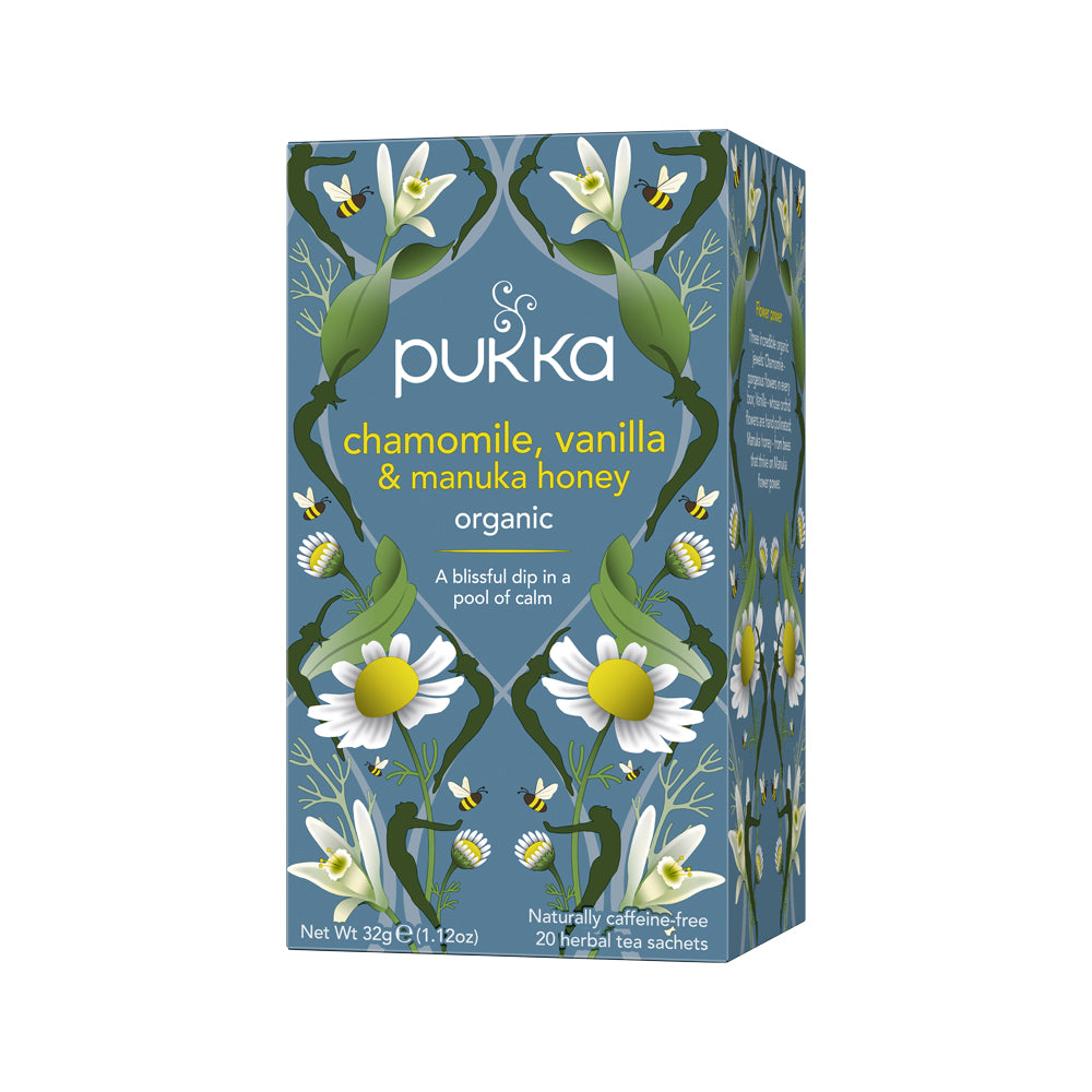 Pukka Org Chamomile Vanilla and Manuka Honey x 20 Tea Bags