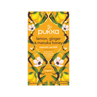 Pukka Org Lemon, Ginger and Manuka Honey x 20 Tea Bags