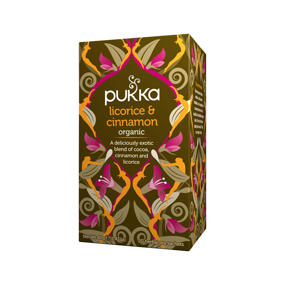 Pukka Org Licorice and Cinnamon x 20 Tea Bags